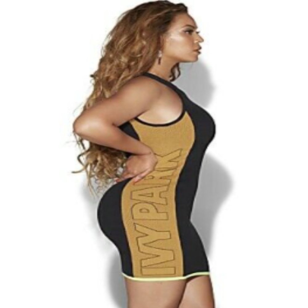 NWT Lrg Sleeveless Black Ivy Park Knit Dress